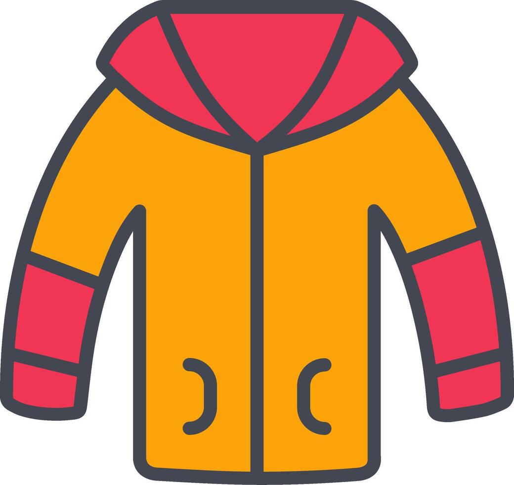 Winter Jacket Vector Icon