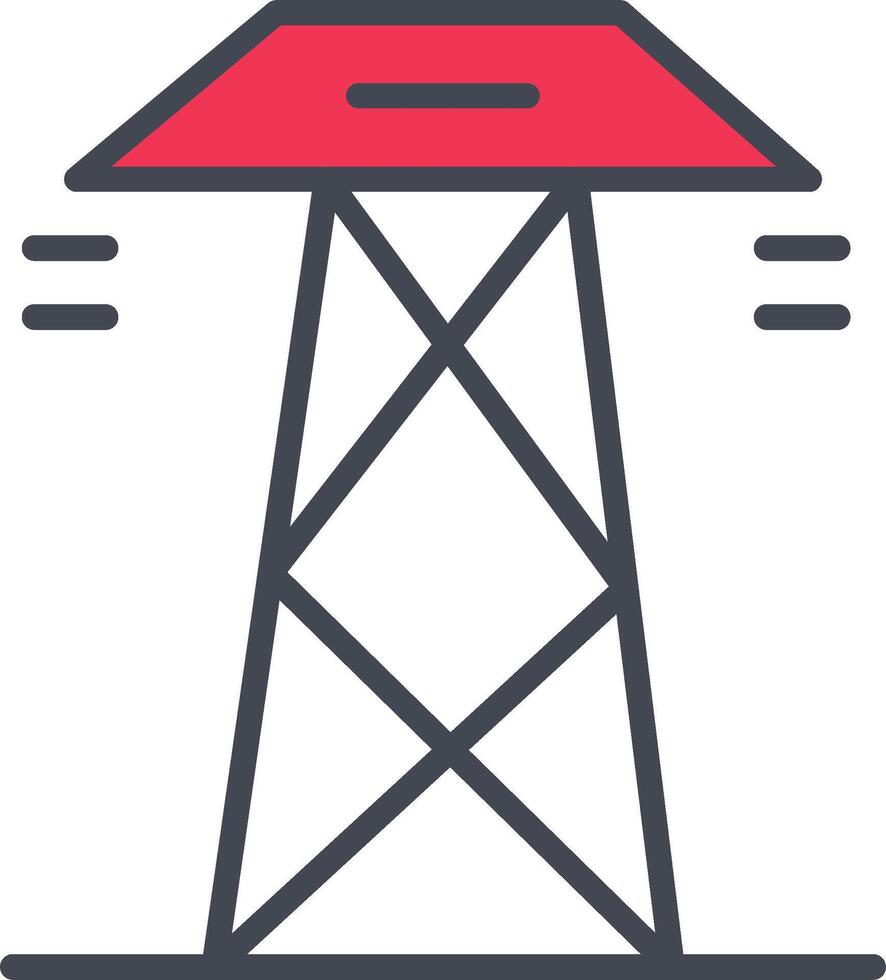 Power Line Vector Icon