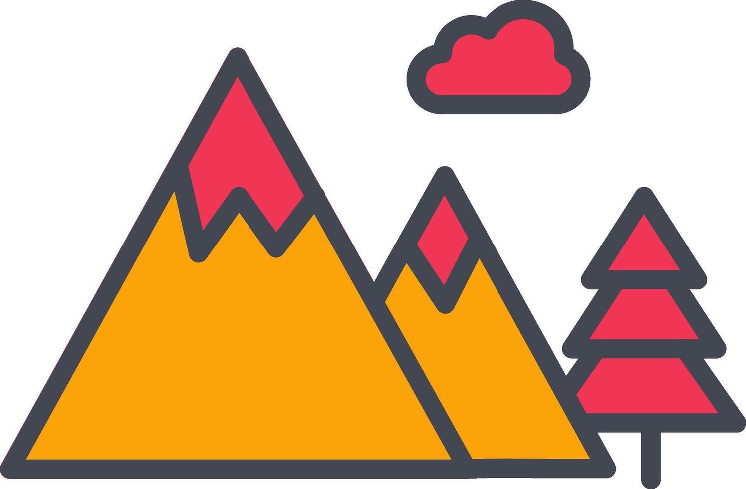 Mountain Vector Icon