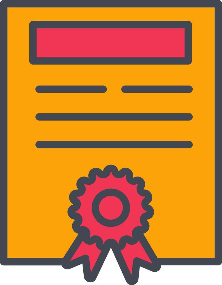 Certificate Vector Icon