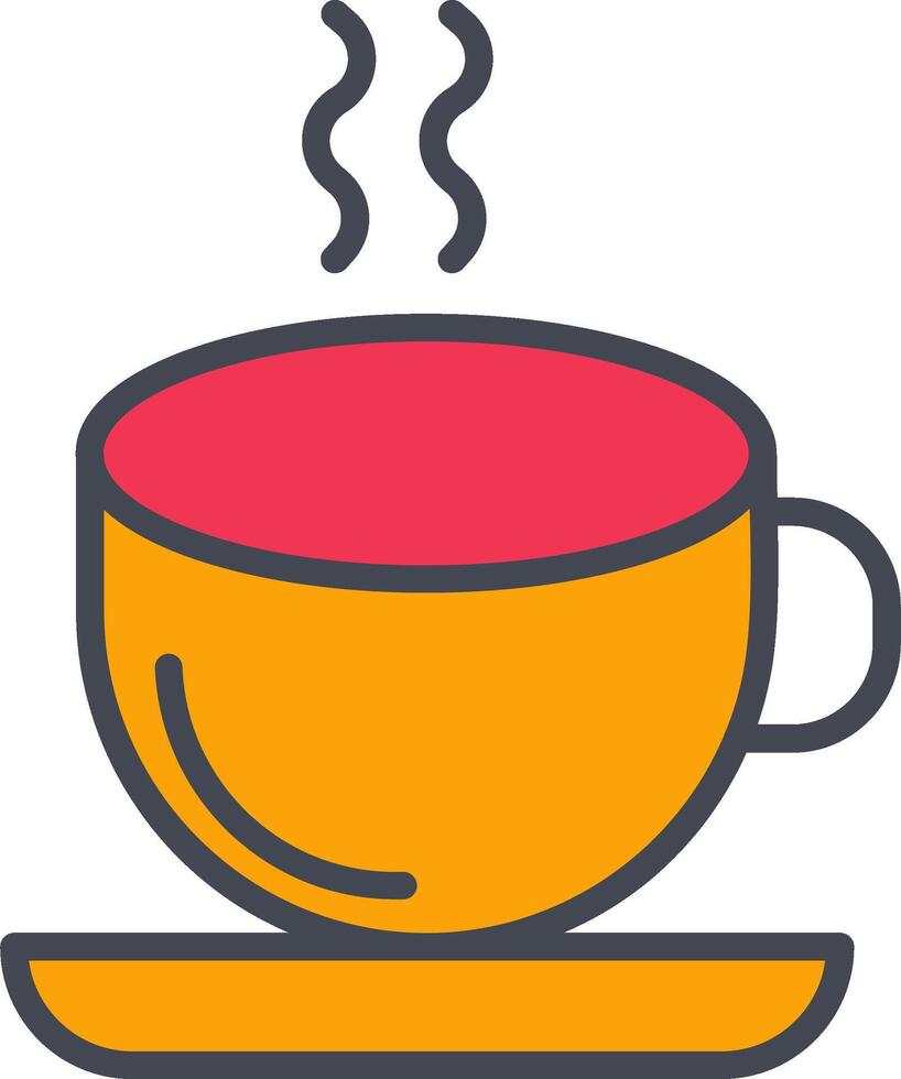 icono de vector de taza de café