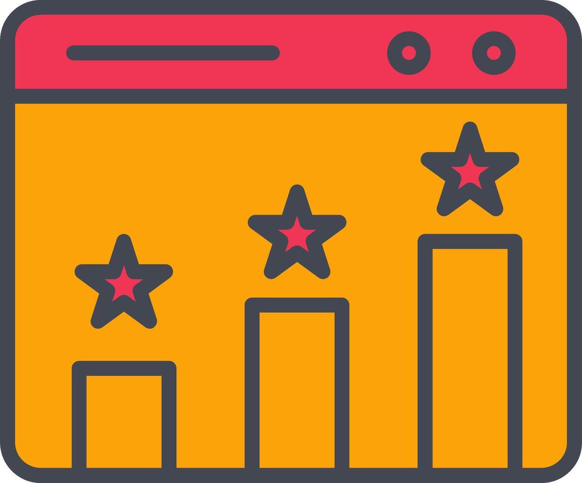 Website Ranking Vector Icon