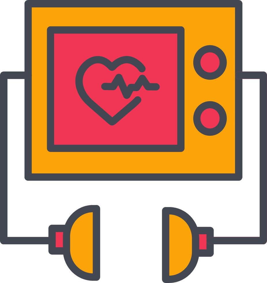 Defibrillator Vector Icon