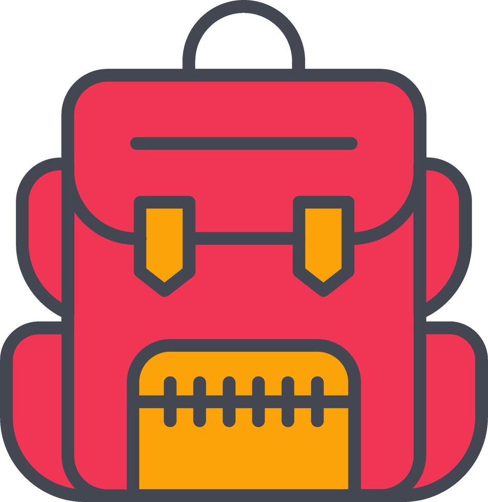 Backpack Vector Icon