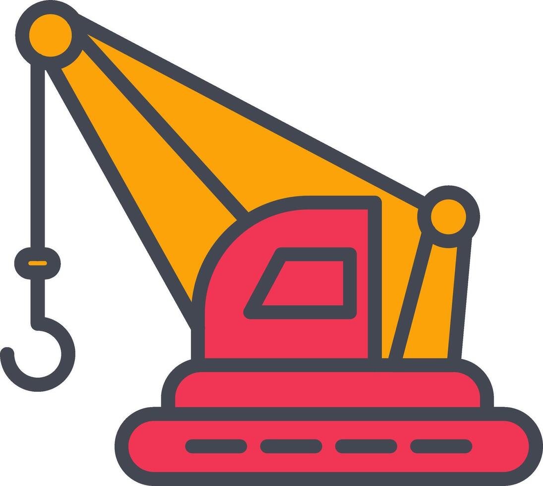 Crane I Vector Icon