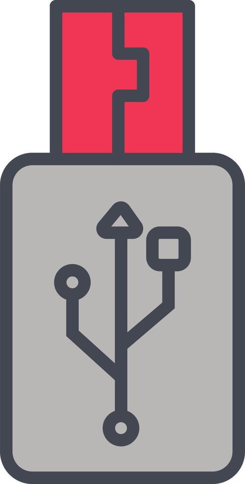 USB Vector Icon