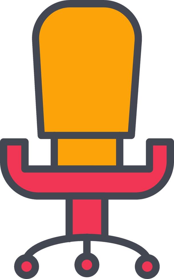 Office Chair III Vector Icon