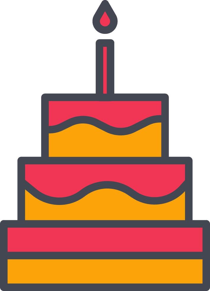 Cake Vector Icon