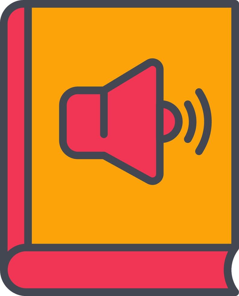 Audio Book Vector Icon