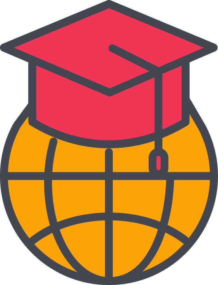 Global Education Vector Icon