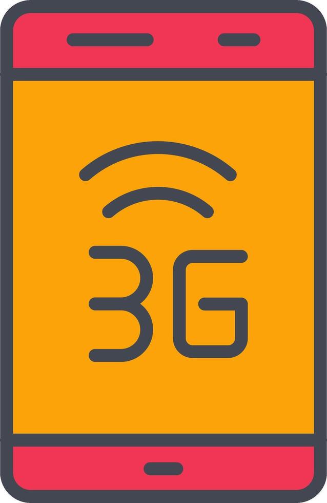 icono de vector 3g