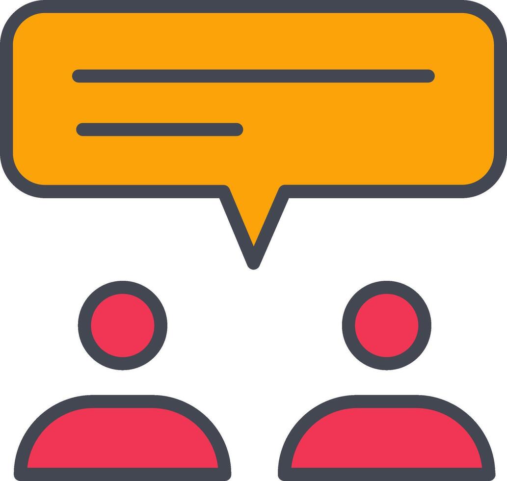 Conversation Vector Icon