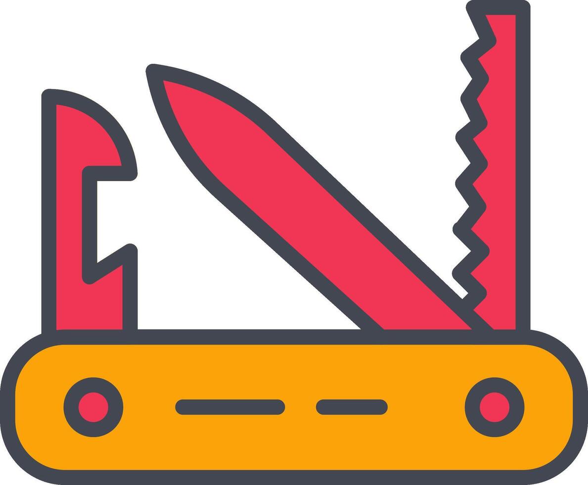 Swiss Army Knife Vector Icon