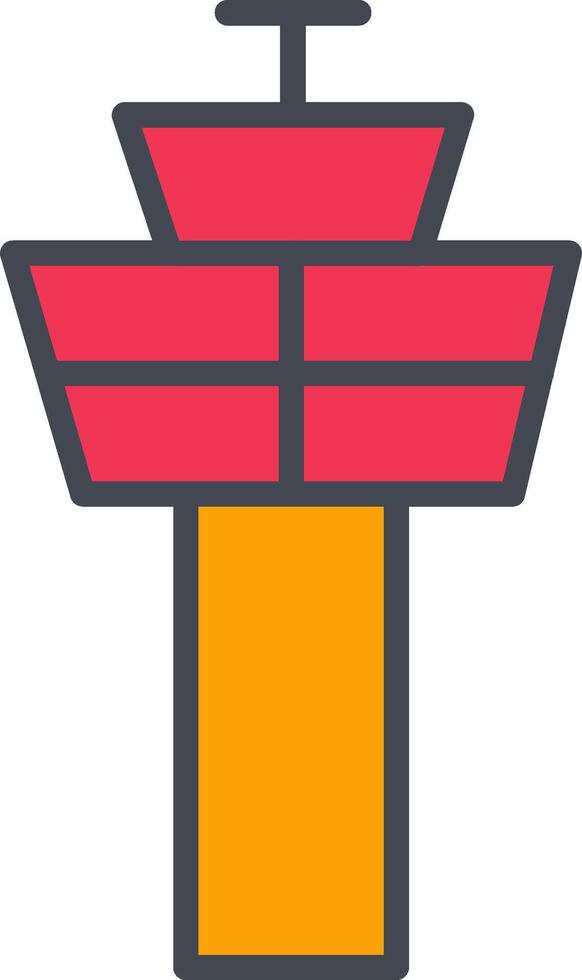 Control Tower Vector Icon