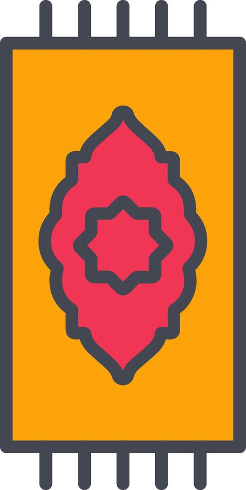 Prayer Rug Vector Icon