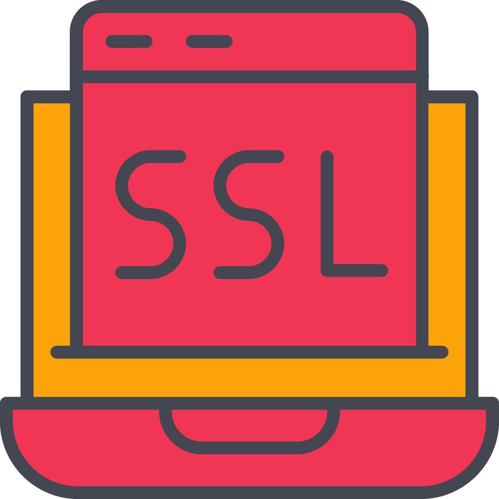 icono de vector de ssl