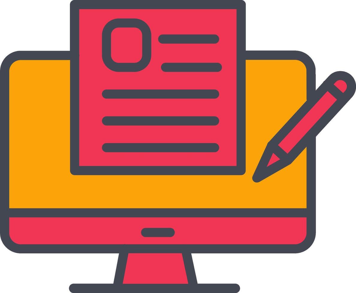 Blog Vector Icon