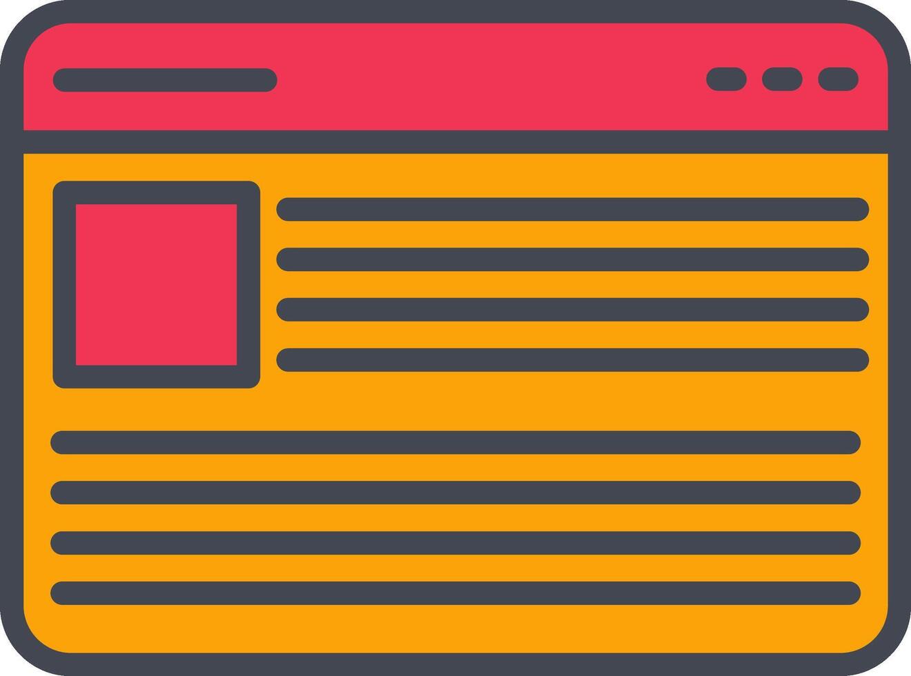Blogging Services Vector Icon