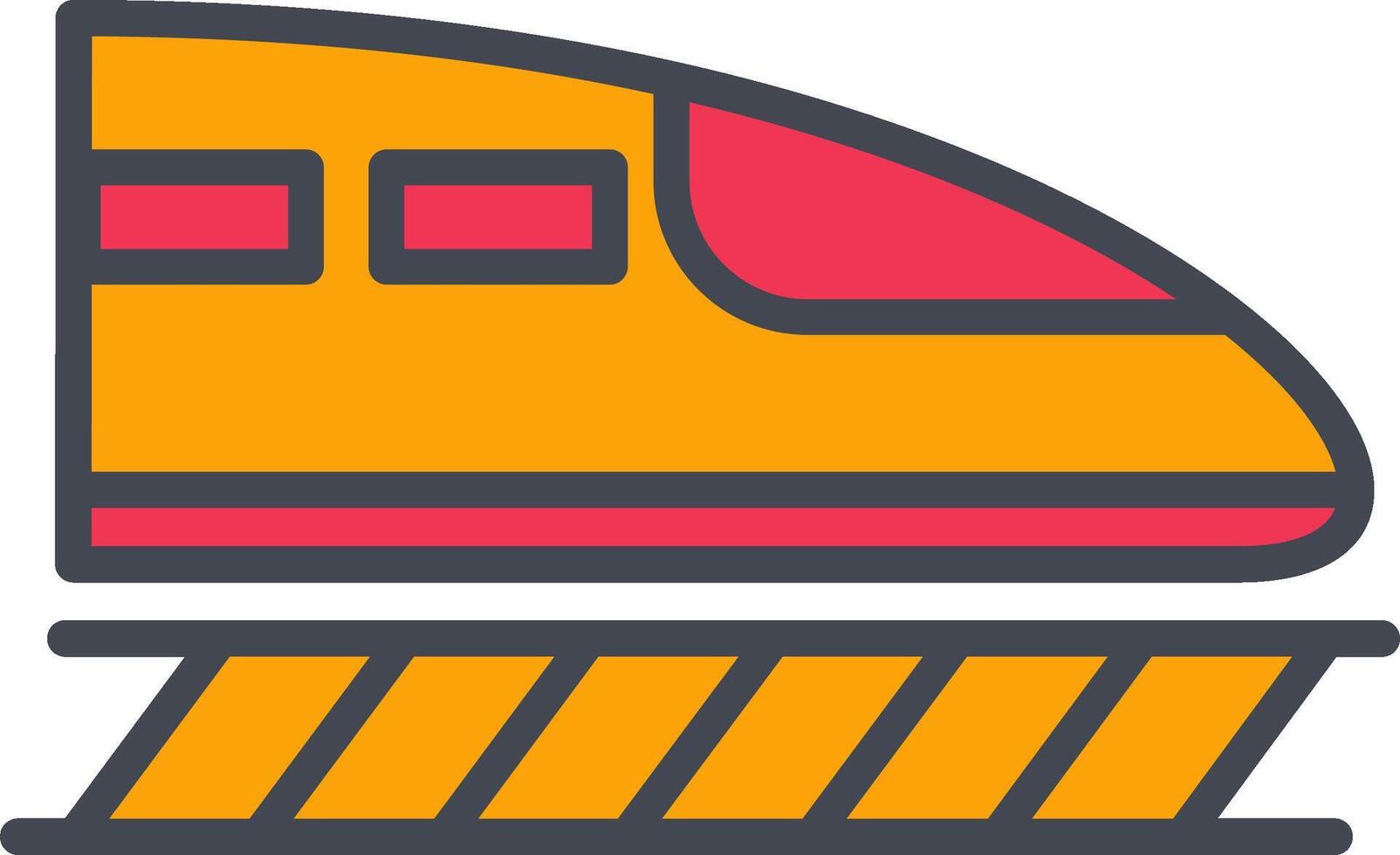 icono de vector de tren