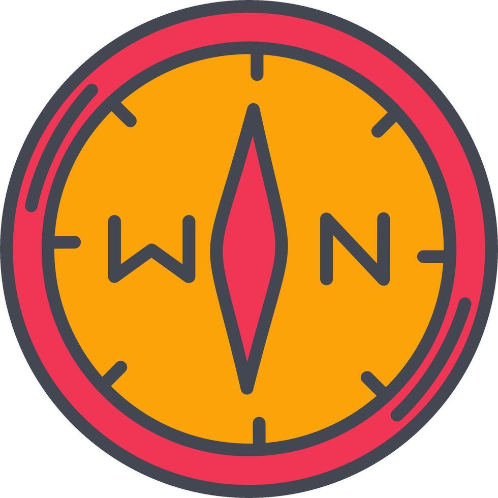 Compass III Vector Icon