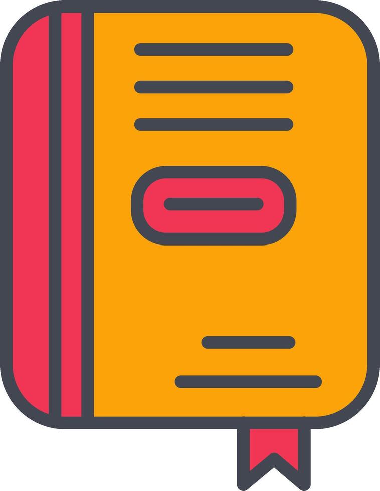 icono de vector de libro