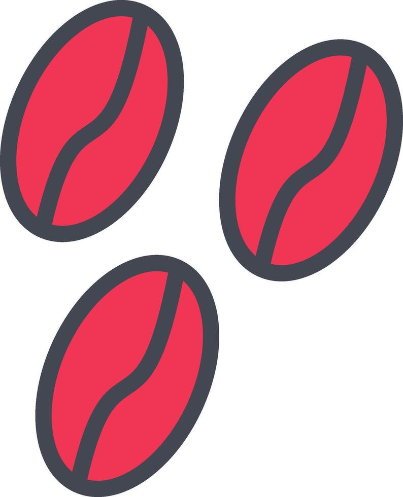 Coffee Beans Vector Icon