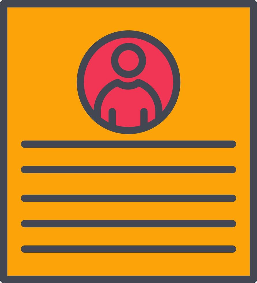 Client Profile Vector Icon