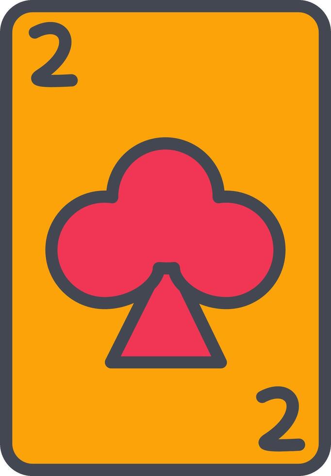 Clubs Card Vector Icon