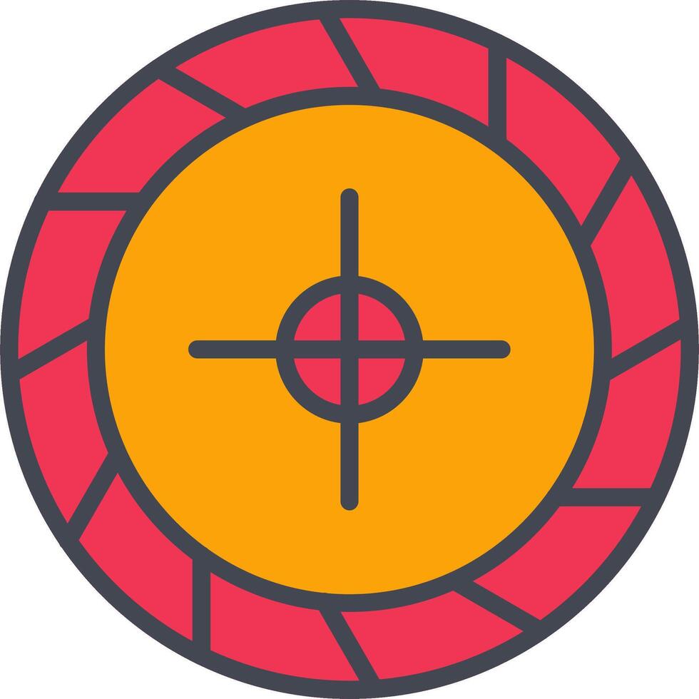 ruleta ii vector icono