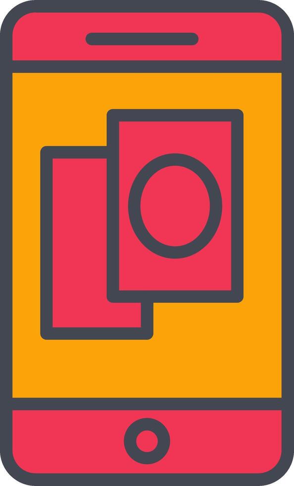 Phone Gambling Vector Icon