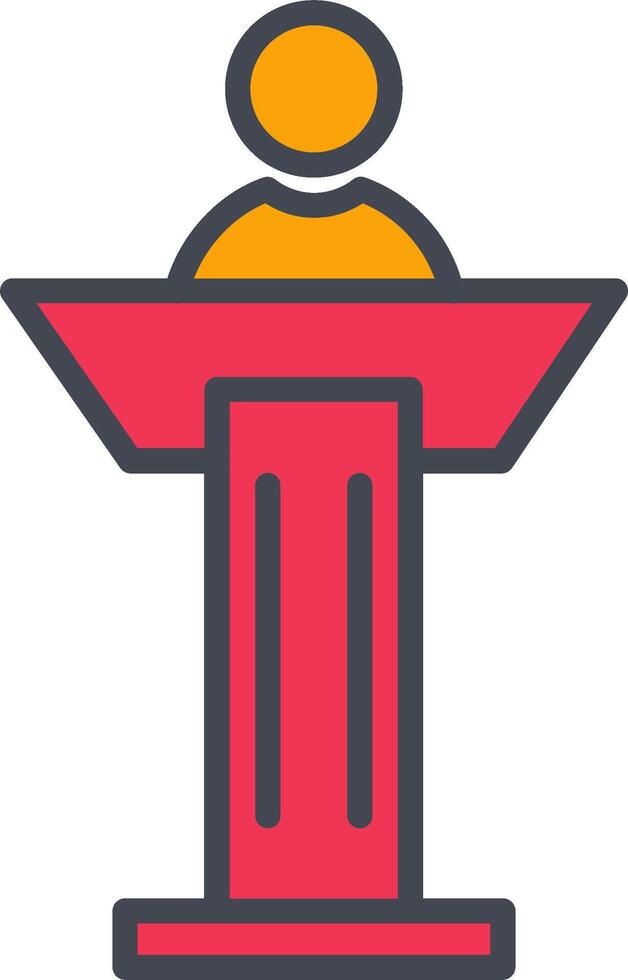 Podium Vector Icon