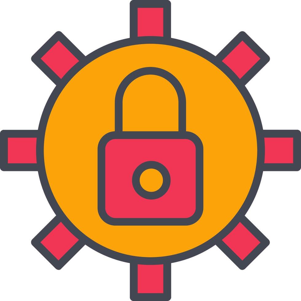 Security Settings Vector Icon