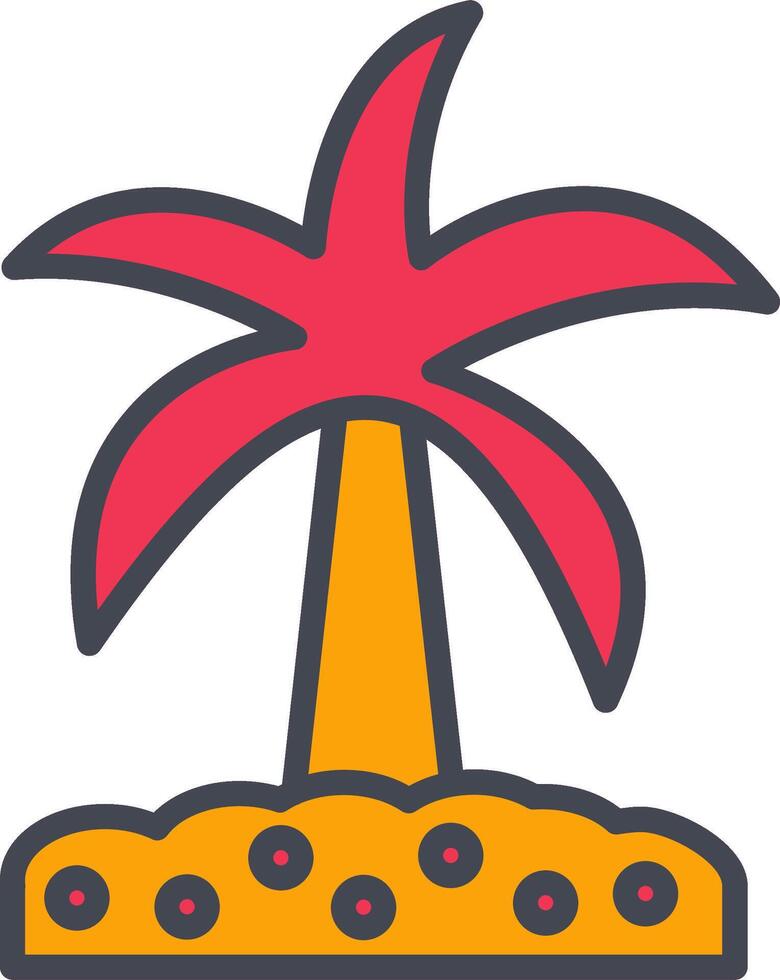 Coconut trees Vector Icon