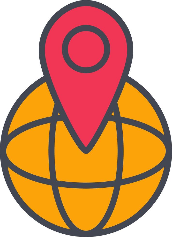 Global Locations Vector Icon