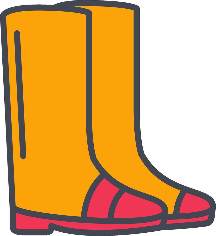 Gardening Boots Vector Icon