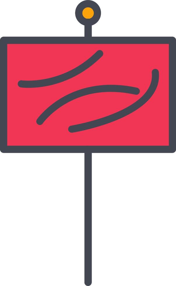 Beach Sign Vector Icon