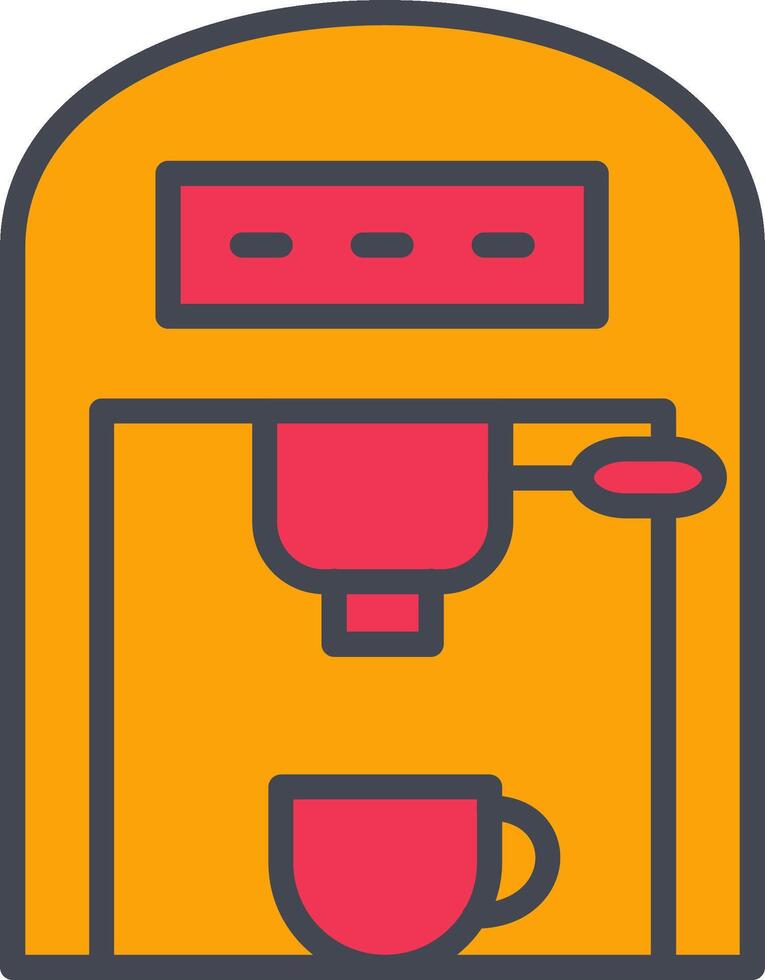 Coffee Machine II Vector Icon