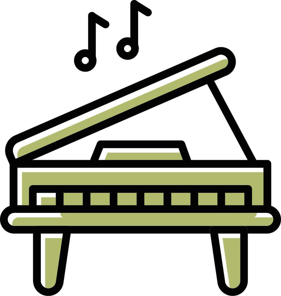 Piano Vector Icon