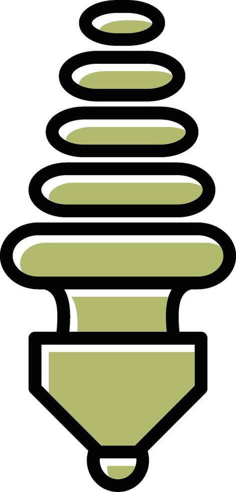 Energy Saver Bulb Vector Icon