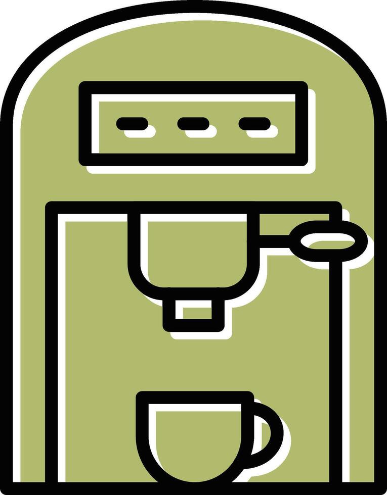 Coffee Machine II Vector Icon