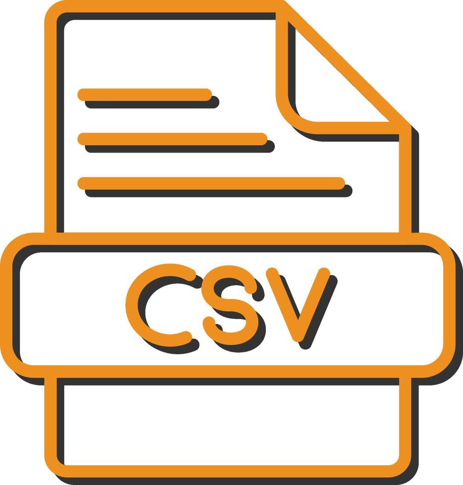 CSV Vector Icon