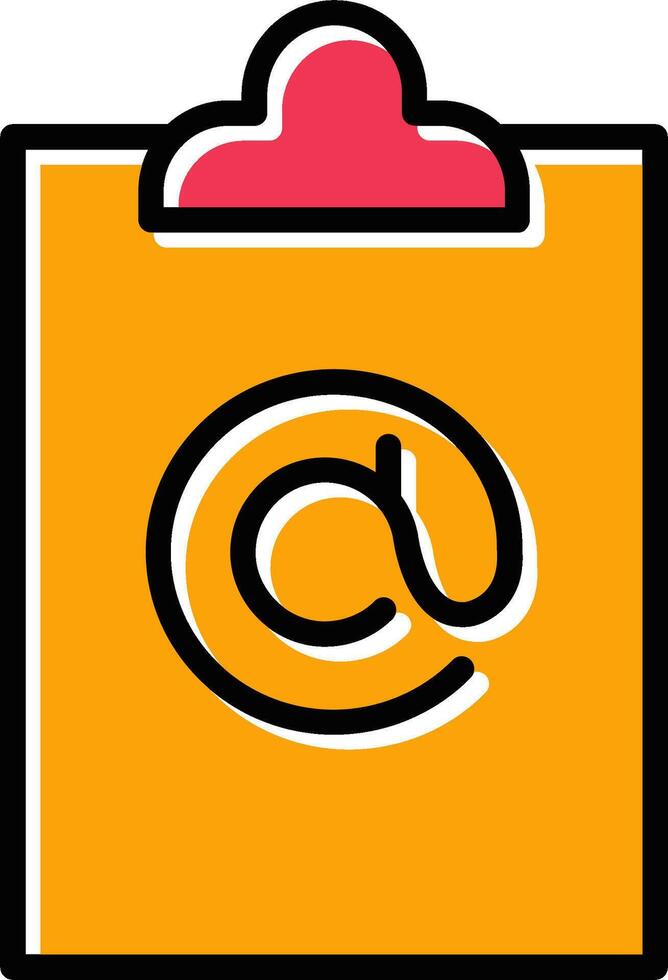 AT Sign Vector Icon