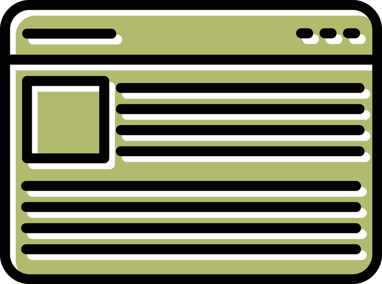 Blogging Services Vector Icon