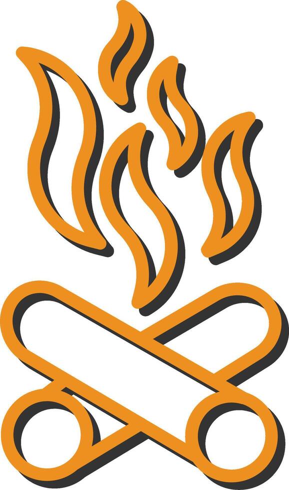 Bonfire Vector Icon