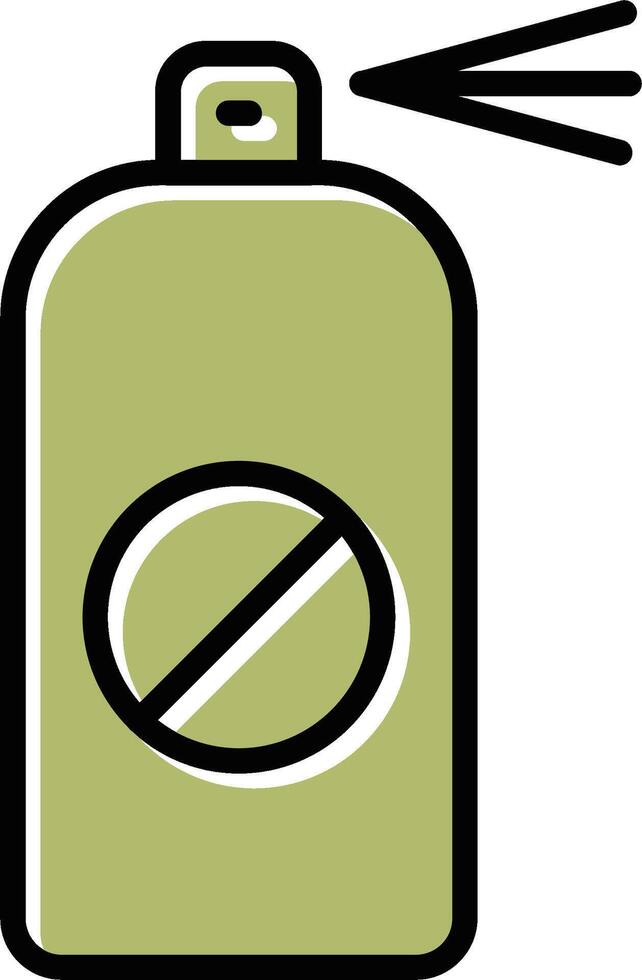 Pesticide Bottle Vector Icon