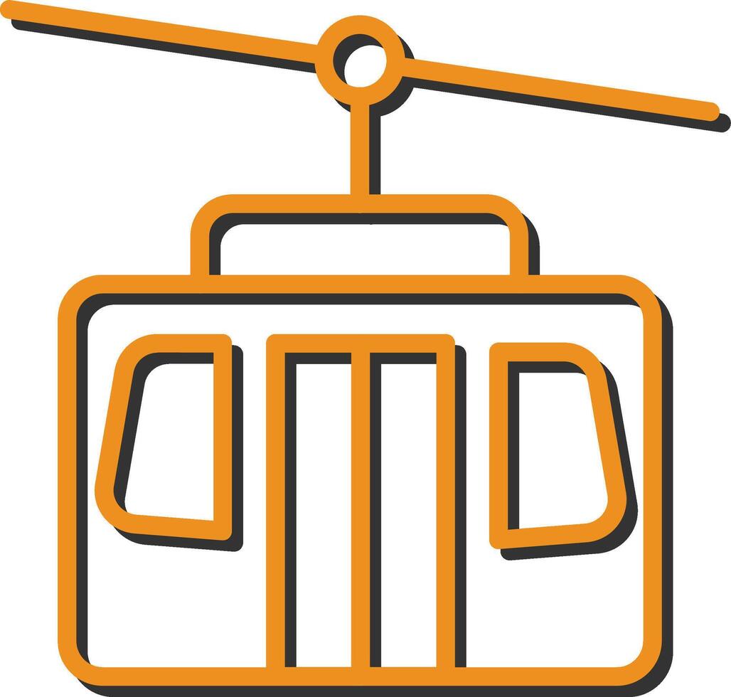 Cable Car Vector Icon