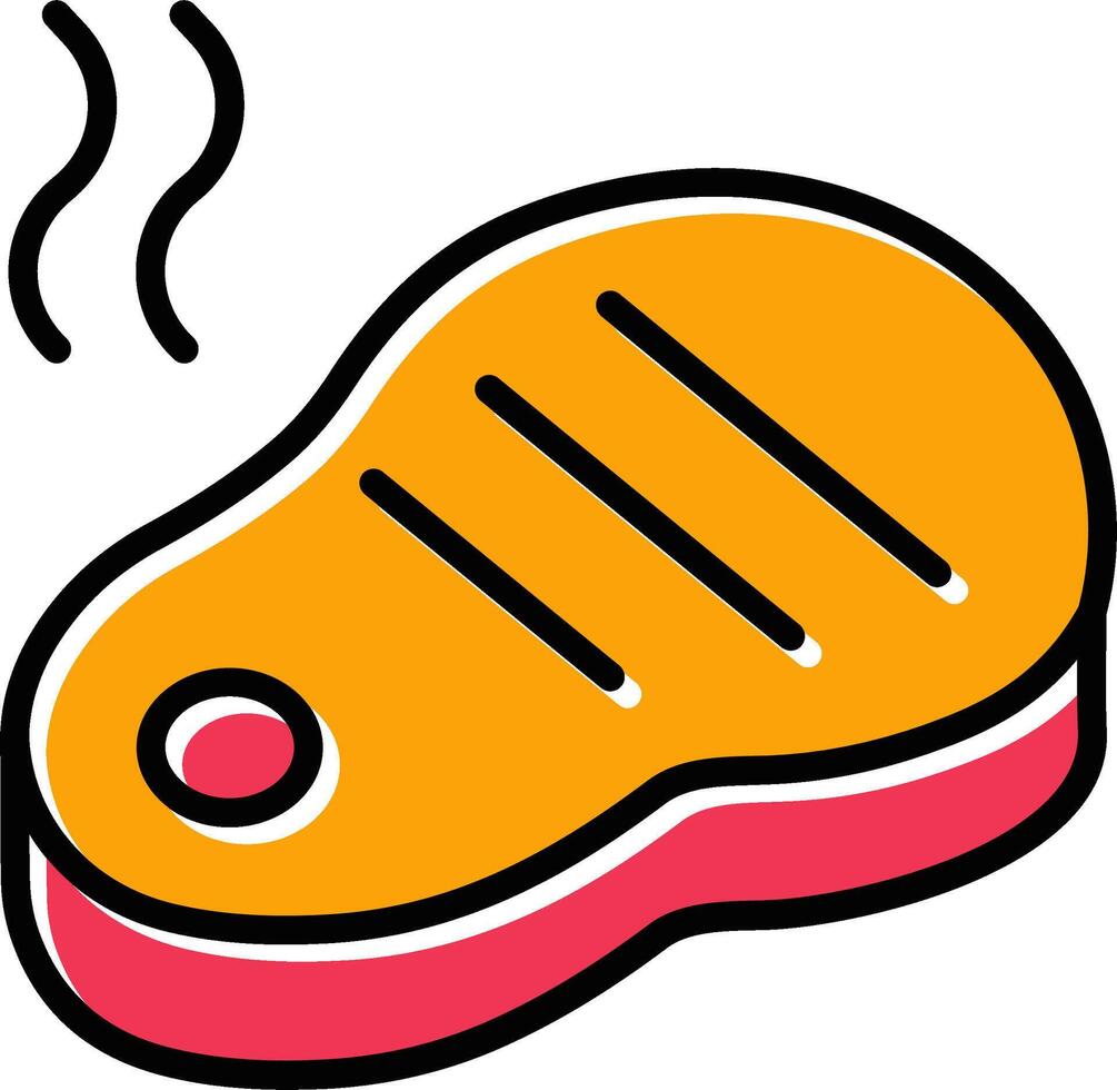 Steak Vector Icon