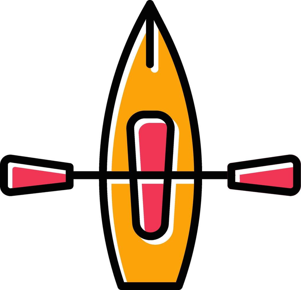 Kayak Vector Icon