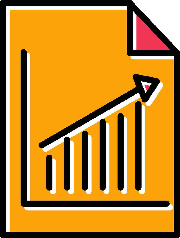 Report Graph Vector Icon