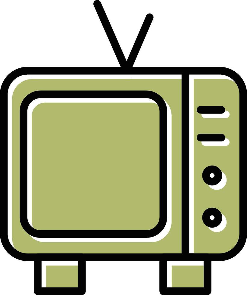 icono de vector de tv